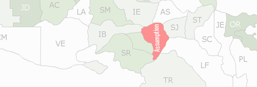 Assumption County Map