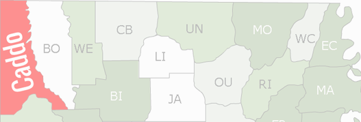 Caddo County Map